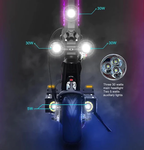 ⚡Foldable high range electric scooter.